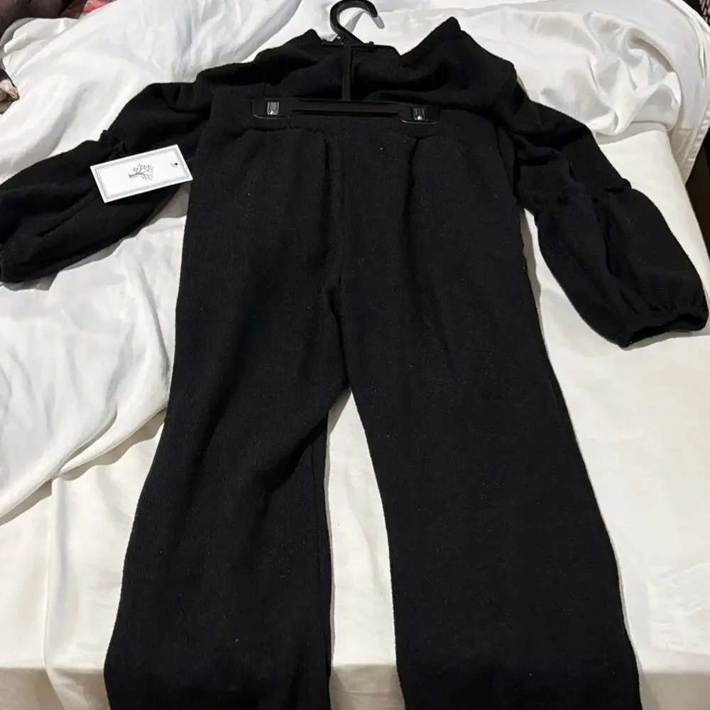 colortree black sweatsuit